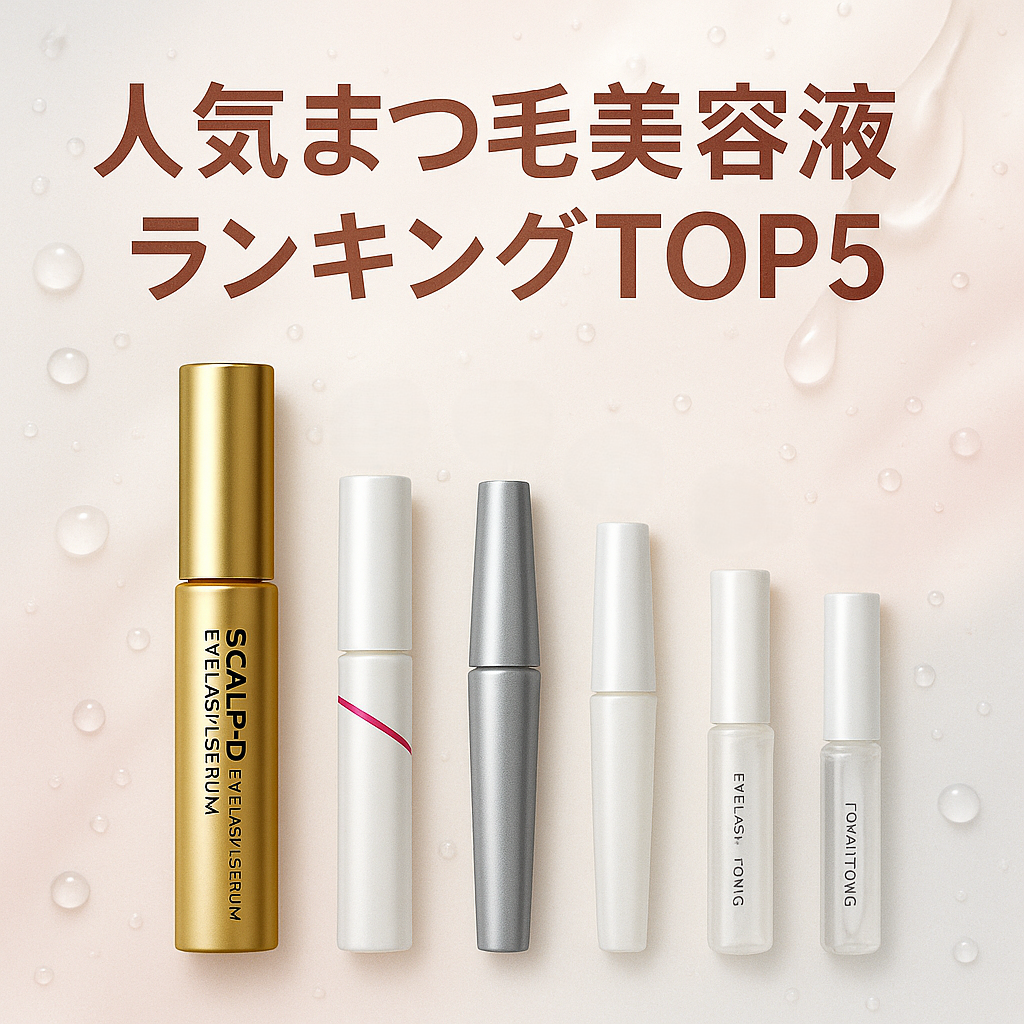 スカルプDまつ毛美容液プレミアムが選ばれる理由とは?人気まつ毛美容液ランキングTOP5を徹底比較