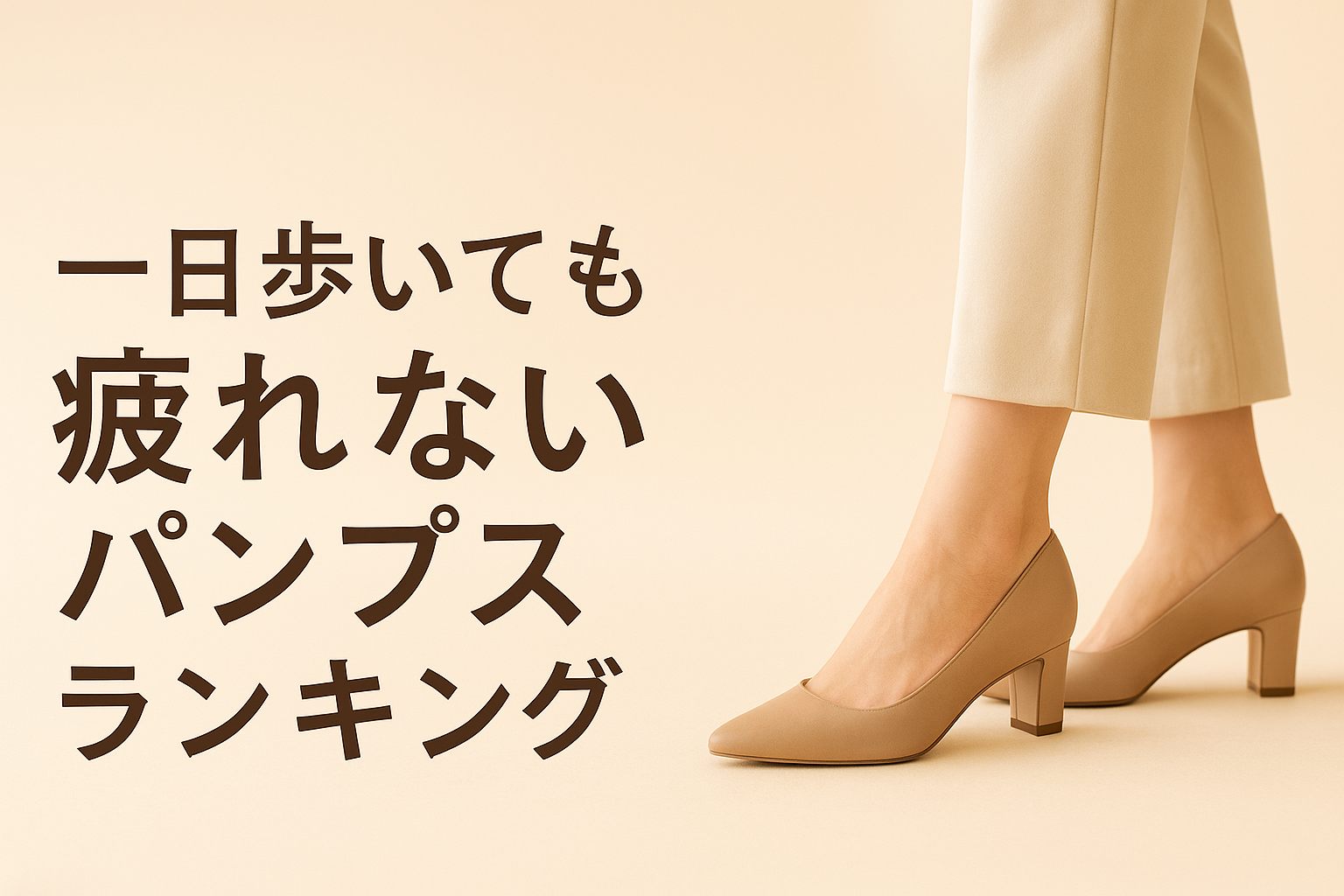 一日歩いても疲れないパンプスランキング|コスパと品質でAmiAmiがトップ