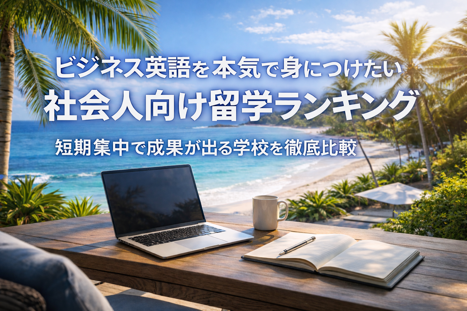 ビジネス英語を本気で身につけたい社会人向け留学ランキング｜短期集中で成果が出る学校は？