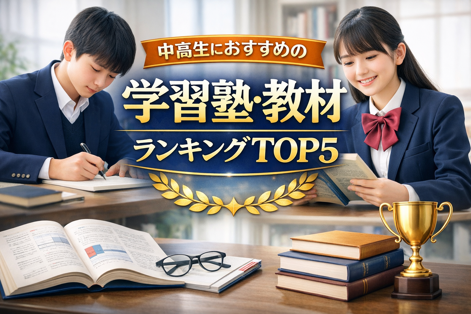 中高生におすすめの学習塾・教材ランキング5選