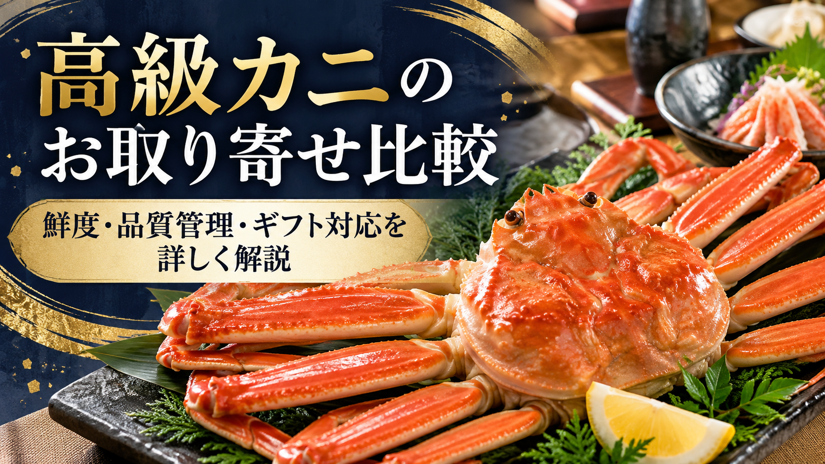 高級カニのお取り寄せを比較|松菱などの鮮度・品質管理・ギフト対応を解説